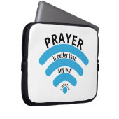 BESSER ALS WIFI Motivierend Laptopschutzhülle (Vorne Rechts)