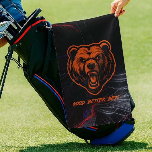Besser, am besten, niemals ruhen lassen golfhandtuch