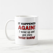 Besser aussehen Funny Mug Kaffeetasse (Links)