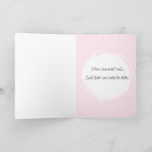 Besser bald besser - Dunkler Spaß der Karte (Innenseite)