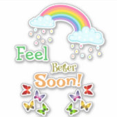 Besser bald fühlen aufkleber (Vorderseite)