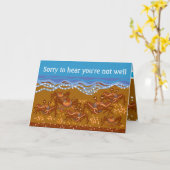 Besser bald karte (Gelbe Blume)