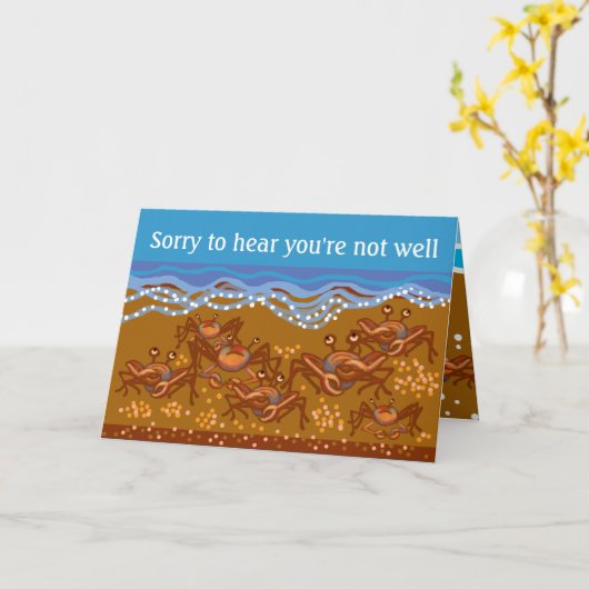 Besser bald karte (Gelbe Blume)