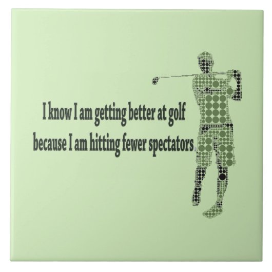 Besser beim Golf Fliese (Vorderseite)