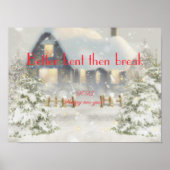 Besser bewölbt als Break wünscht neues Jahr Poster (Vorne)