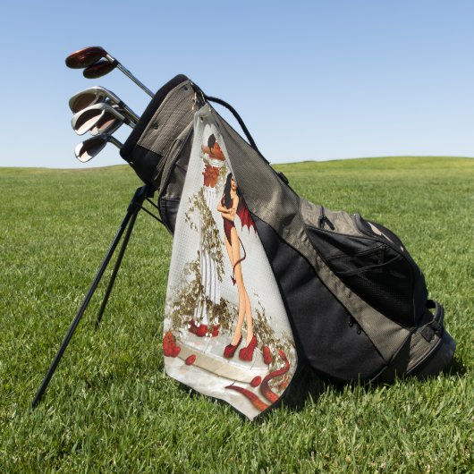 Besser der Teufel, den du kennst Golfhandtuch (Gras)