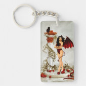 Besser der Teufel, den du kennst Schlüsselanhänger (Vorderseite)