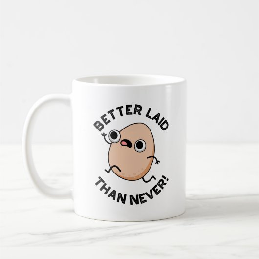 Besser gelegt als nie sonnige Running Egg Puff Kaffeetasse (Links)