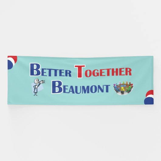 Besser gemeinsam Beaumont-Banner Banner (Horizontal)