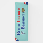 Besser gemeinsam Beaumont-Banner Banner (Vertikal)