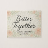 Besser gemeinsam individualisierbarer Brautpuzzle- Puzzle (Horizontal)