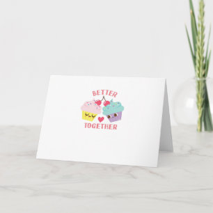 Besser gemeinsam Liebe herzliches Design Karte