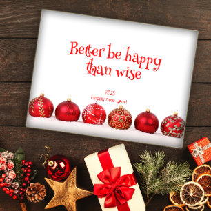 Besser glücklich als weise glückliche Poster des n