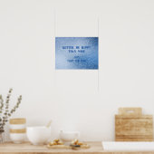 Besser glücklich als weise wünscht neues Jahr Post Poster (Küche)