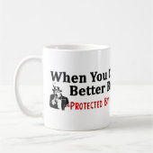 Besser holen Sie Ihr! Kaffeetasse (Links)