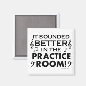 Besser im Übungsraum Magnet (Vorderseite/Rückseite)