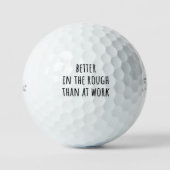 Besser in der Rough Funny Golfball (Vorderseite)