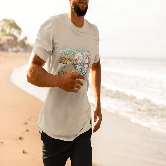 Besser in Flip Flops Beach T-Shirt