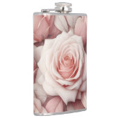 Besser in rosa Rosen Flachmann (Rechts)