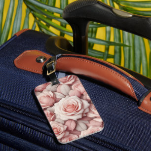 Besser in rosa Rosen Gepäckanhänger