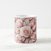 Besser in rosa Rosen Kaffeetasse (Mittel)