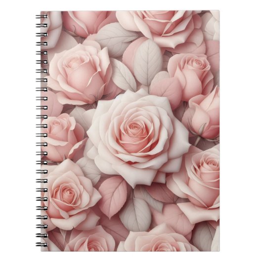 Besser in rosa Rosen Notizblock (Vorderseite)
