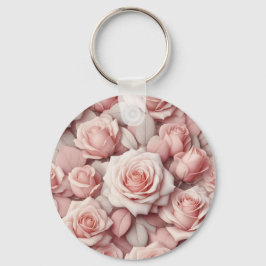 Besser in rosa Rosen (personalisieren) Schlüsselanhänger