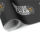 Besser irrational als imaginäre Pi-Tagesmathematik Geschenkpapier (Rolleneckpunkt)