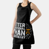 Besser irrational als imaginäre Pi-Tagesmathematik Schürze (InSitu)