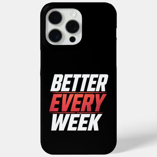 BESSER JEDE WOCHE Case-Mate iPhone HÜLLE (Rückseite)