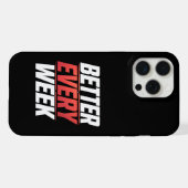 BESSER JEDE WOCHE iPhone HÜLLE (Rückseite (Horizontal))