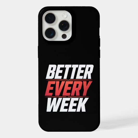 BESSER JEDE WOCHE iPhone HÜLLE (Rückseite)