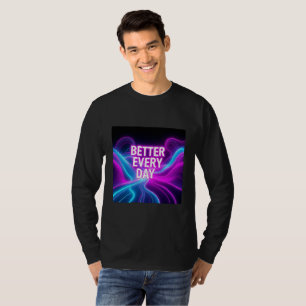 Besser jeden Tag T-Shirt Abstrakte Reisebewegung