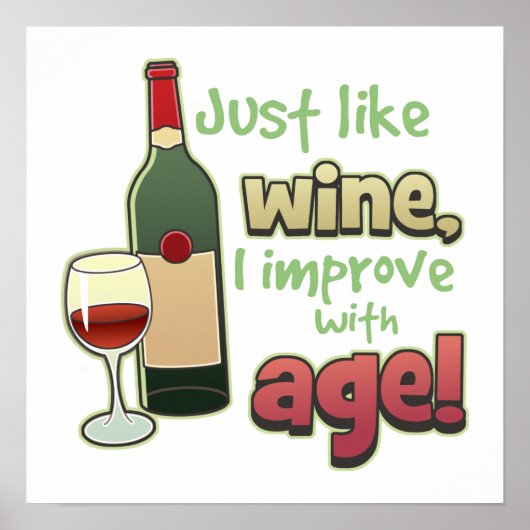 Besser mit Age Print Poster (Vorne)