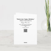 Besser mit dem Alter zum Geburtstag Karte (Rückseite)