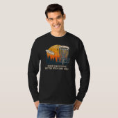 Besser mit der Disk Golf Player Motivation T-Shirt (Vorne ganz)