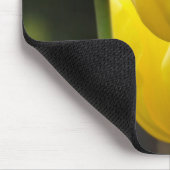 Besser mit dir! Mouspad Gelbe rote Tulpen Blume Mousepad (Ecke)
