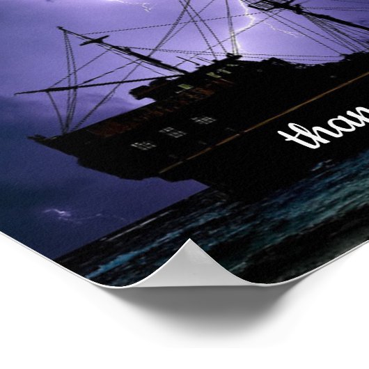 Besser, mit Gott in der Dunkelheit-Zitat zu sein Poster (Ecke)