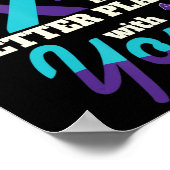 Besser mit Ihnen Suizidbewusstsein Psychische Gesu Poster (Ecke)