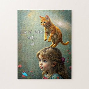 Besser mit Katze Puzzle