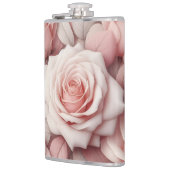 Besser mit rosa Rosen Flachmann (Links)