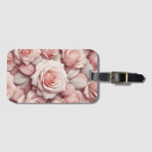 Besser mit rosa Rosen Gepäckanhänger (Vorderseite (Horizontal))