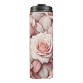 Besser mit rosa Rosen Thermosbecher