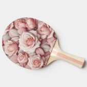 Besser mit rosa Rosen Tischtennis Schläger (Seitenansicht)