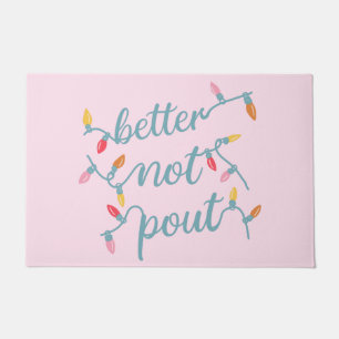 Besser, nicht Niedlich Pink Weihnachten Fußmatte