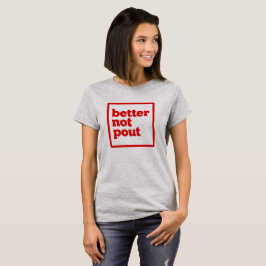 Besser nicht. T-Shirt