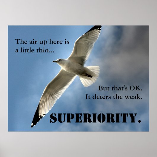 Besser sein als alle anderen ist harte Arbeit (L) Poster (Vorne)