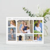 Besser spät als nie vergessene Weihnachten Neujahr Ankündigung (Stehend Vorderseite)