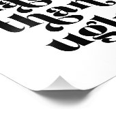 Besser spät als Ugly Fotodruck (Ecke)