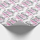 Besser spät als Ugly Geschenkpapier (Ecke)